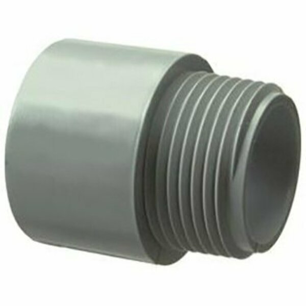 Halex 1/2 IN PVC TERMINAL ADAPTER 10/BG 27351